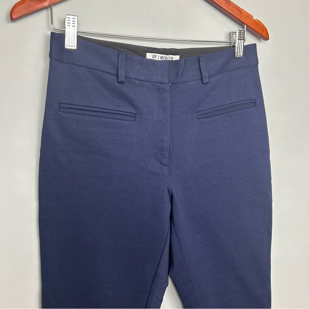 Of/Mercer women’s Essex skinny pants high waisted  size 4 navy blue stretch - Picture 7 of 16